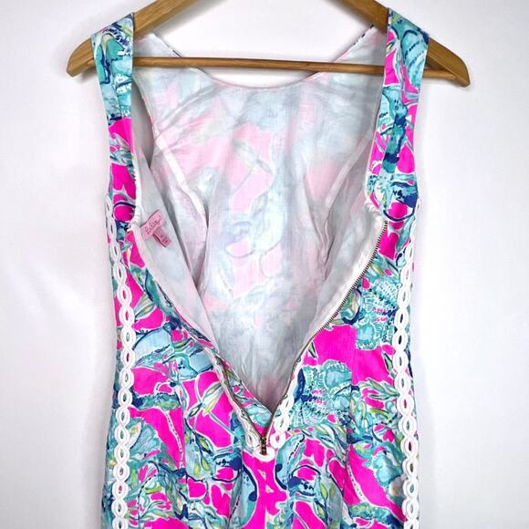 Lilly Pulitzer Lobsters In Love Mila Shift Dress 00 - Picture 12 of 13